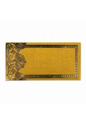 DEV Sanket Decorative Money Envelope Gold Floral Shagun Envelope for Cash Gifts Weddings Festivals Pack of 5