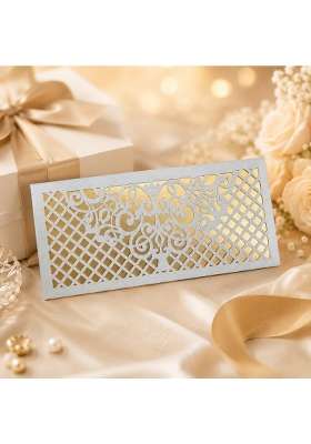 Izels Premium Shagun Envelopes Lifafa Laser Cut Money Gift Covers for Weddings Birthdays Pack of 30
