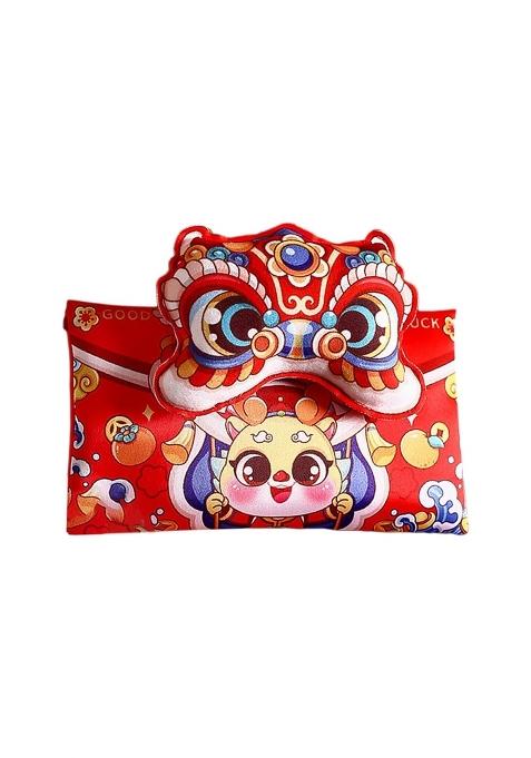 Myaddiction Chinese Lunar Year Red Envelopes Lucky Money for Festival Wedding Graduation Lion Head 18 Point