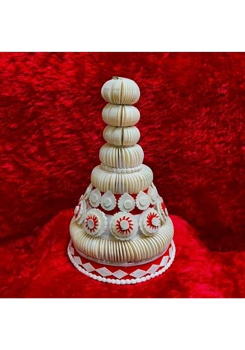 Pujadukaan Annaprashan Topor Mukhe Bhaat Rice Ceremony Topor for Baby Boy Flower Design