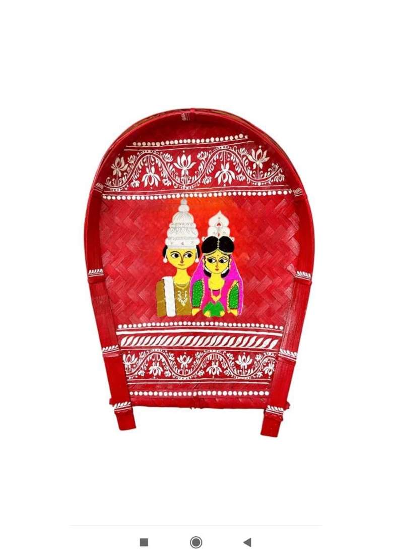Multicolour Bells and Glitters Bengali Wedding Supplies Kit Traditional - Indya