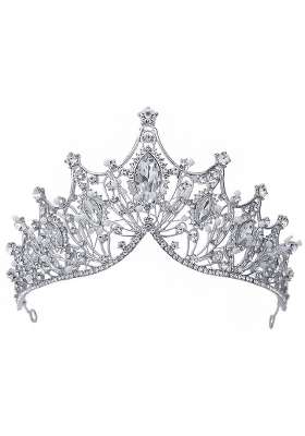 Gangel Baroque Costume Wedding Crowns Queen Tiaras Vintage Crowns Rhinestone Bride Wedding Crown Crystal Tiara
