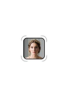 Sither Bridal Gold Leaf Crown Headband Olive Leaves Tiara Headpiece for Wedding Party Prom Halloween Festival
