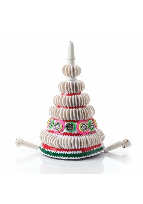 White Annaprashan Topor for Baby Boy Mukhe Bhat Rice Ceremony Bengali Mukut