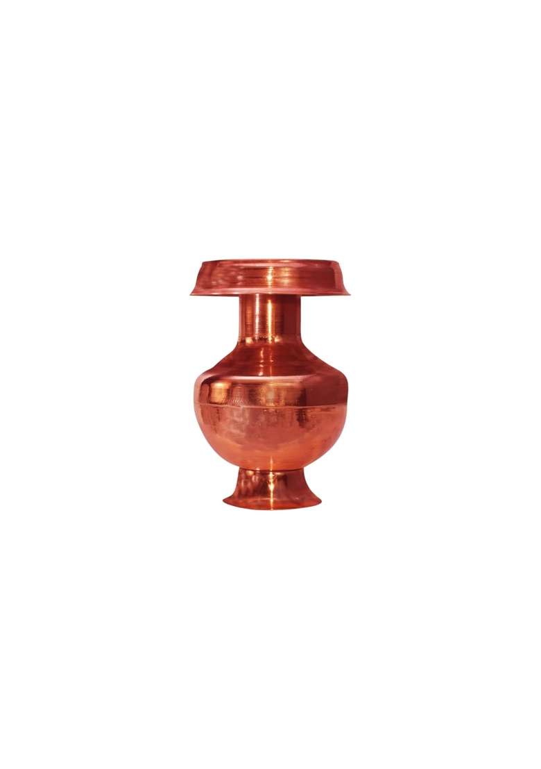 Shrinika Copper Devi Ghot Pure Copper Pooja Kalash - Indya