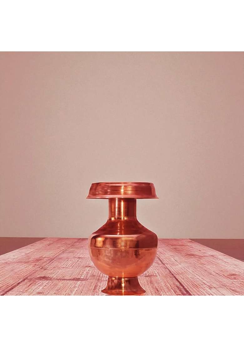 Shrinika Copper Pooja Kalash Copper Devi Ghot - Indya