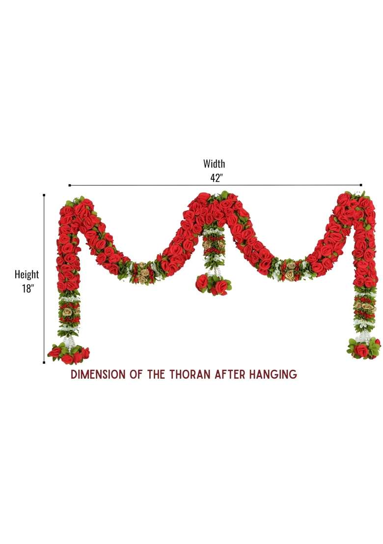 Amazon Brand Umi Toran for Main Door Entrance Bandarwal for Festival Pooja Mandir and Wedding - Indya