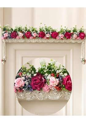 Sovakis Multicolour Flower Toran for Main Door Entrance Artificial Flowers Decoration
