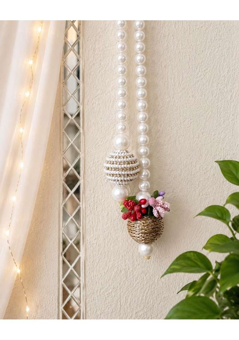 Sovakis Multicolour Flower Toran for Main Door Entrance Artificial Flowers Decoration - Indya