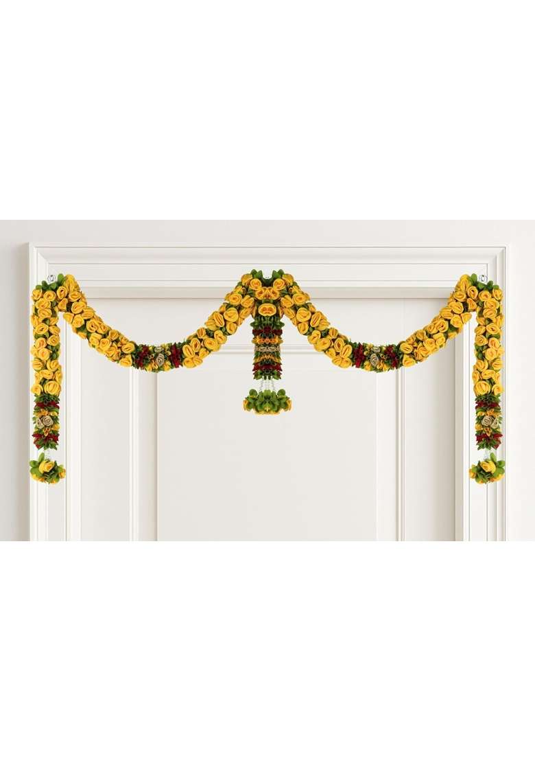 Amazon Brand Umi Toran for Main Door Entrance Bandarwal for Festival Pooja Mandir and Wedding - Indya