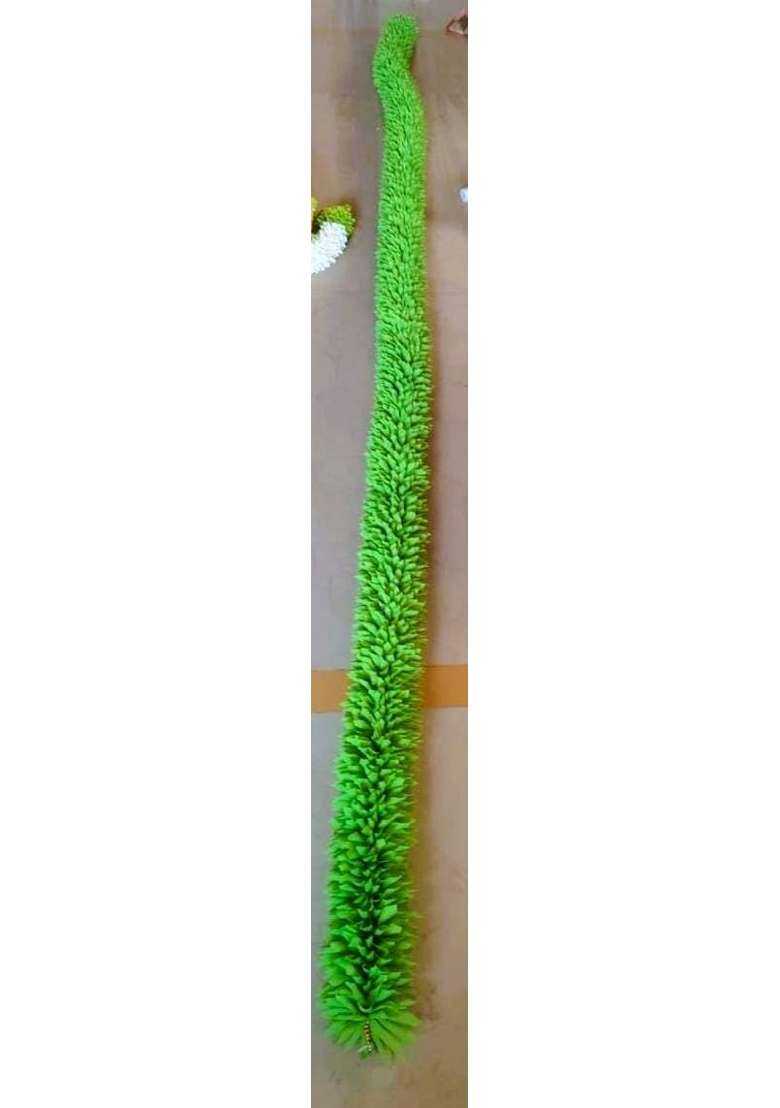 Green Dry Garland World Wall Decor Backdrop Garlands for Main Door Entrance Home Pooja Mandir Decoration - Indya