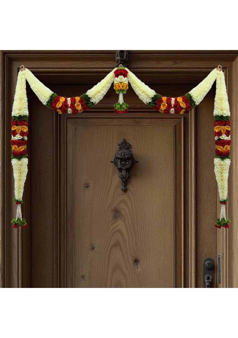 Amazon Brand Umi Toran for Main Door Entrance Bandarwal for Festival Pooja Mandir and Wedding - Indya