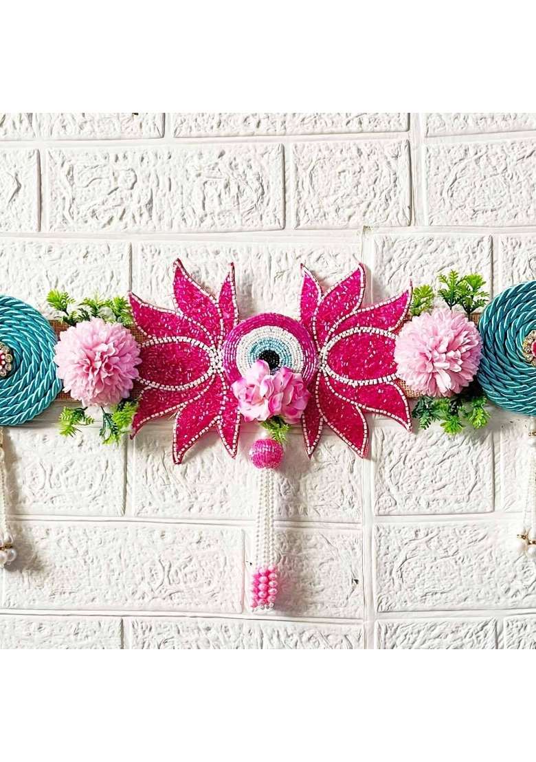Adikala Rani Evil Eye Lotus Toran Bandhanwar for Door Entrance and Temple - Indya