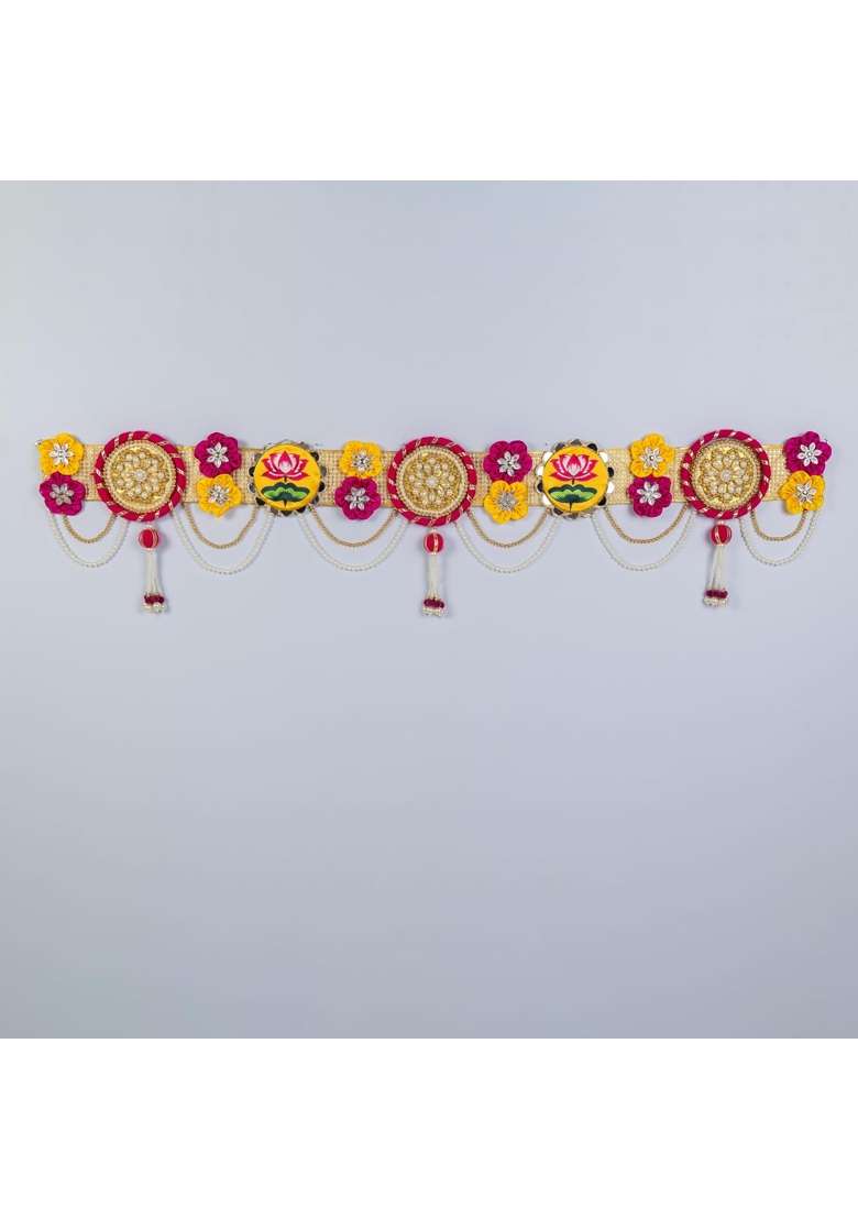 ART by Chaitasi Handmade Stylish Toran for Door Latest Entrance Door Thoranam for Home Decor Diwali Bandarwal - Indya