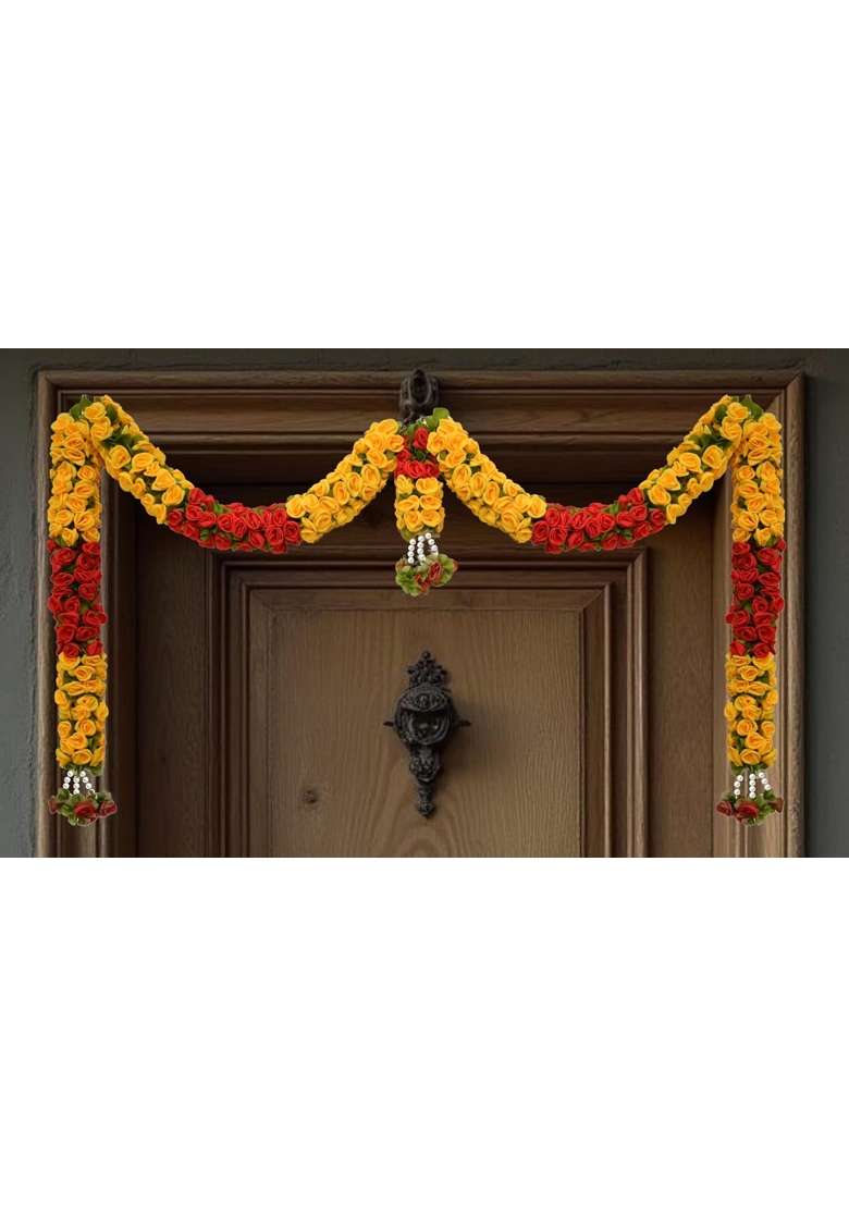 Amazon Brand Umi Toran for Main Door Entrance Bandarwal for Festival Pooja Mandir and Wedding - Indya