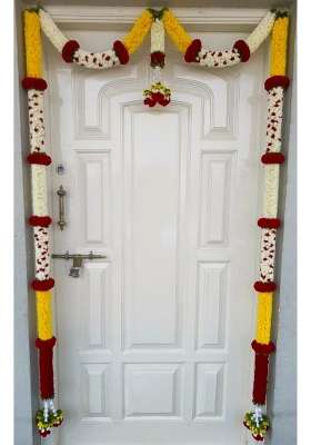 Dry Garland World Door Toran Hanging for Main Door Entrance Pooja Room and Home Decoration Item in Festival