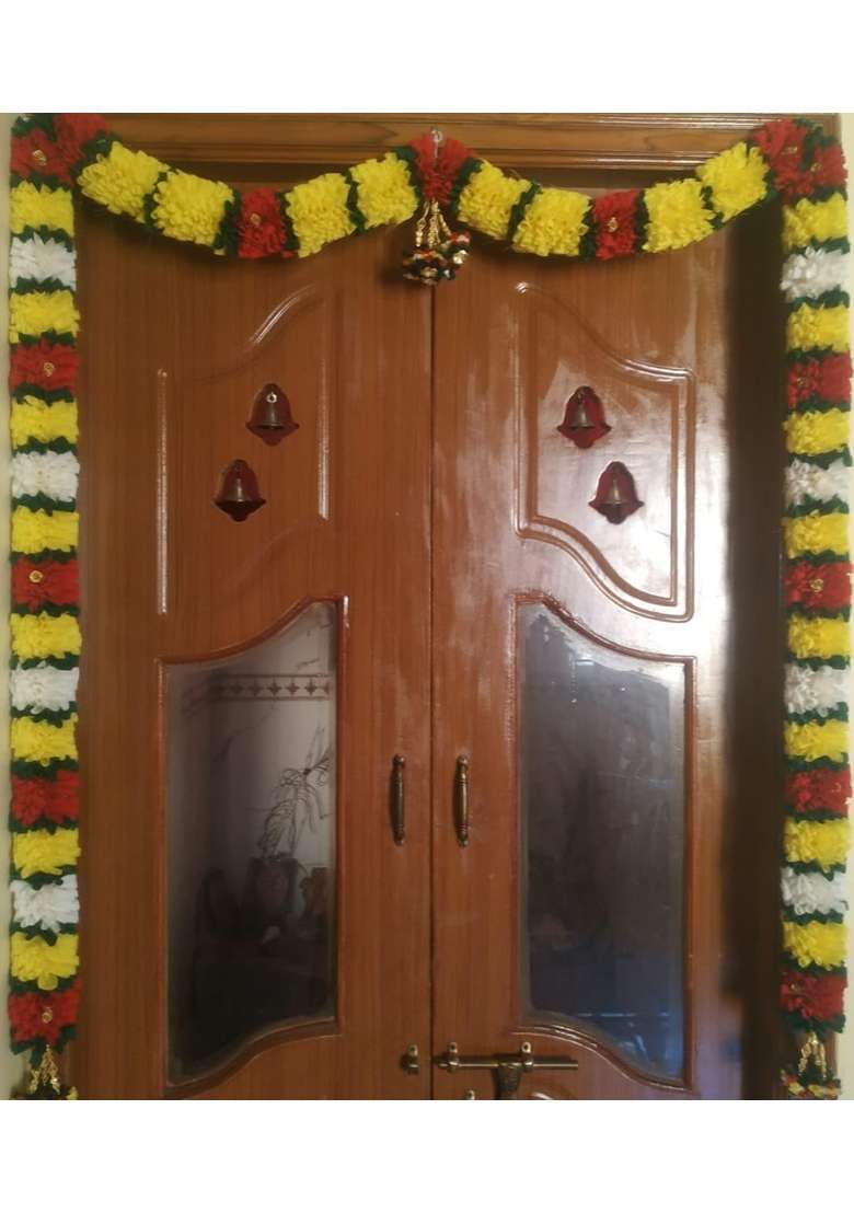 Moksh Enterprises Toran for Main Door Latest Home Decoration Entrance Hanging Handmade Bandarwal Gift Item - Indya