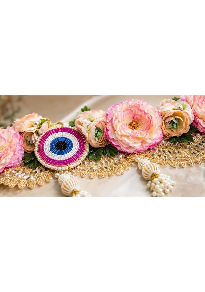 Premsons Multicolour Premium Floral Toran for Home Decor Elegant Door Hanging with Flowers - Indya