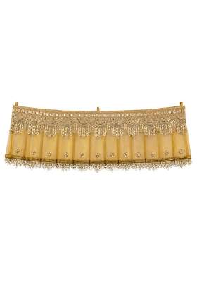 Saffron Shelf Golden Designer Toran Bandarwal for Home Office Door and Wall Decoration Pack of 1