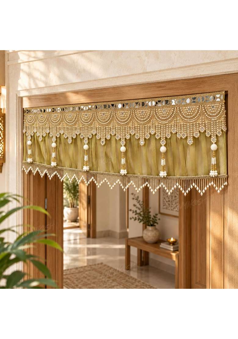 Divyakosh Main Door Entrance Toran Trending Lace Thoran Door Hangings for Home Decoration - Indya