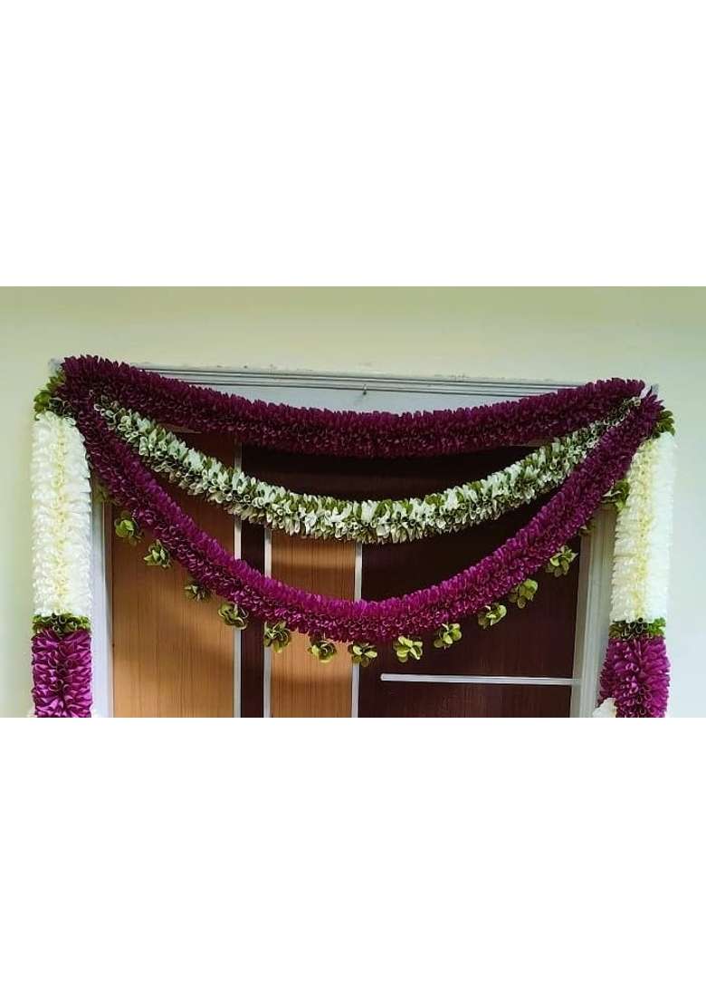 Dry Garland World Door Toran Hanging for Main Door Entrance Pooja Room and Home Decoration Item in Festival - Indya