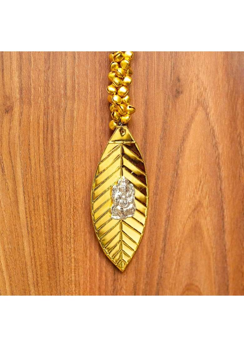 PRET Homes Golden Toran for Door Entrance Banderwar for Main Entrance Pack of 2 - Indya