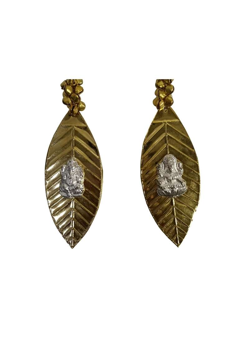 PRET Homes Golden Toran for Door Entrance Banderwar for Main Entrance Pack of 2 - Indya