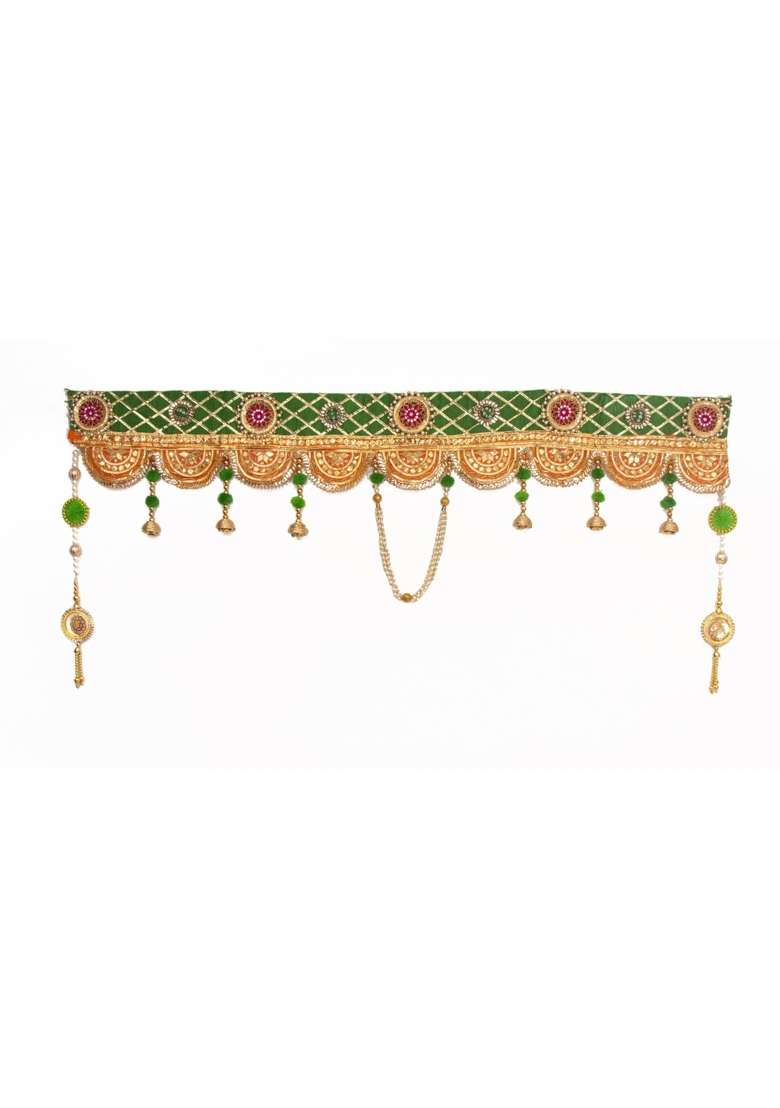 Exemartz Green Door Toran for Home Decoration and Office Decor Approx 40 Inch Long - Indya