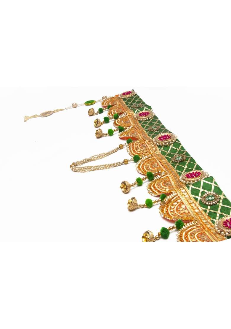 Exemartz Green Door Toran for Home Decoration and Office Decor Approx 40 Inch Long - Indya