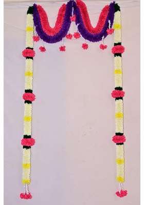 Dry Garland World Door Toran Hanging for Main Door Entrance Pooja Room and Home Decoration Item in Festival