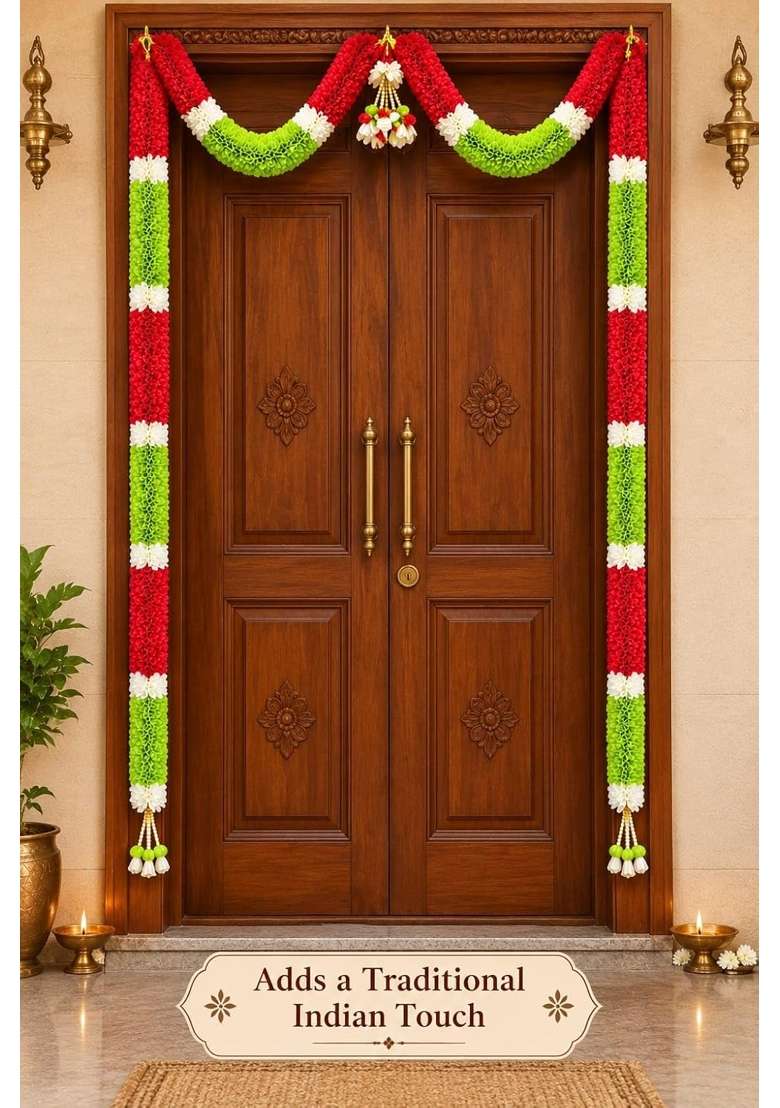 Vigen Artificial Flower Door Toran for Home Entrance Decoration - Indya