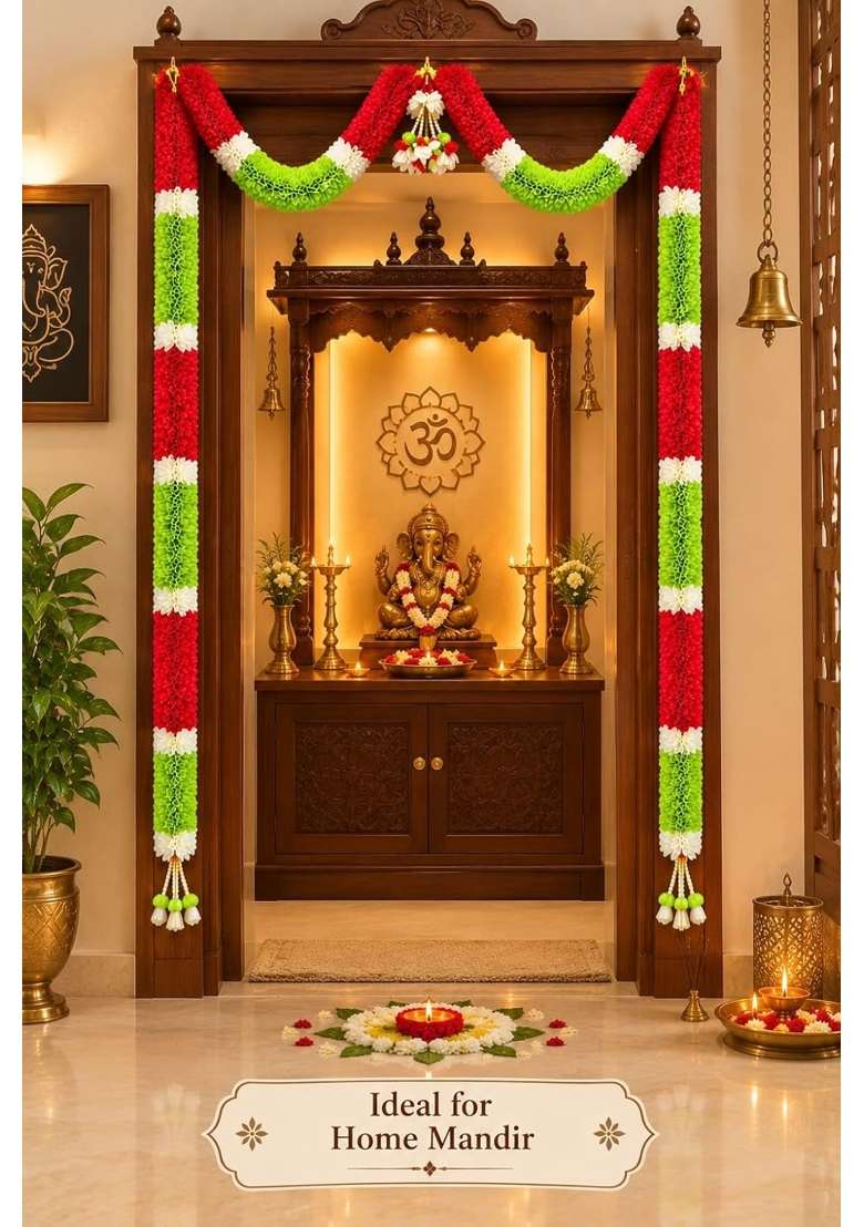 Vigen Artificial Flower Door Toran for Home Entrance Decoration - Indya