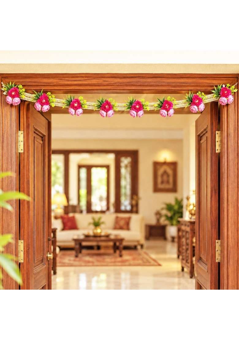 Adikala Artificial Floral Toran Bandhanwar for Door Entrance - Indya