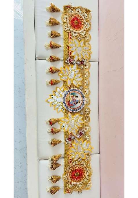 Decorative Door Toran with Mirror Work and Tassel Hangings for Every Fastival Decoration Like Diwali