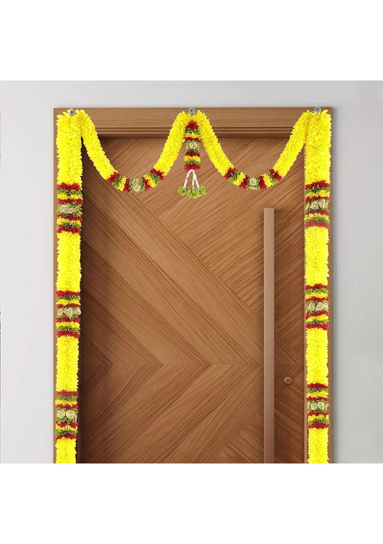Amazon Brand Umi Toran for Main Door Entrance Bandarwal for Festival Pooja Mandir and Wedding - Indya