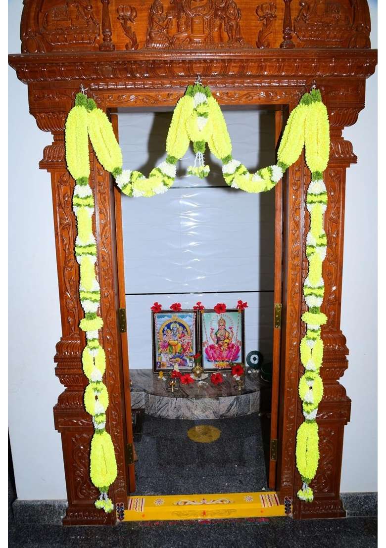 Door Toran Hanging for Main Door Entrance Pooja Room and Home Decoration Item in Festival Seasons - Indya
