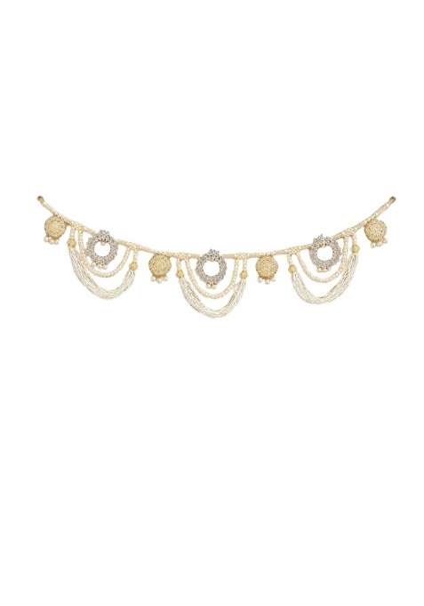 Pearl and Crystal Toran for Door Decoration
