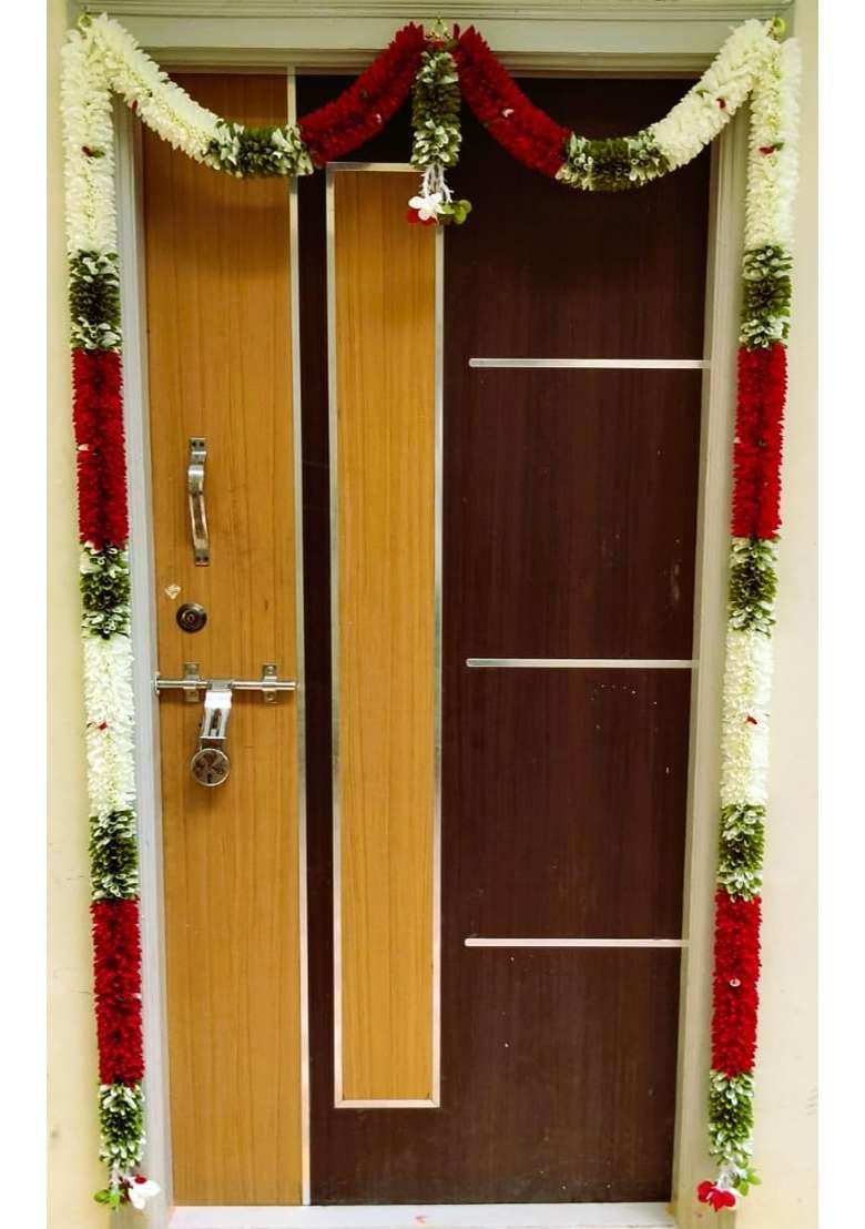 Dry Garland World Door Toran Hanging for Main Door Entrance Pooja Room and Home Decoration Item in Festivals - Indya