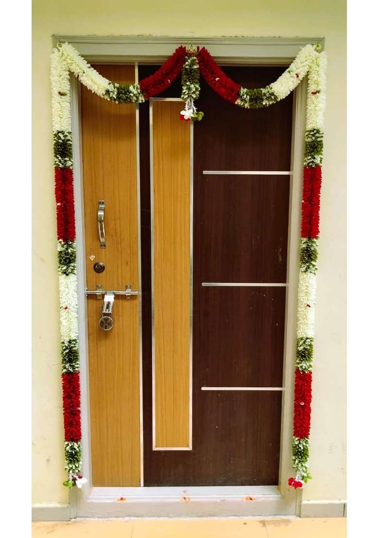 Dry Garland World Door Toran Hanging for Main Door Entrance Pooja Room and Home Decoration Item in Festivals - Indya