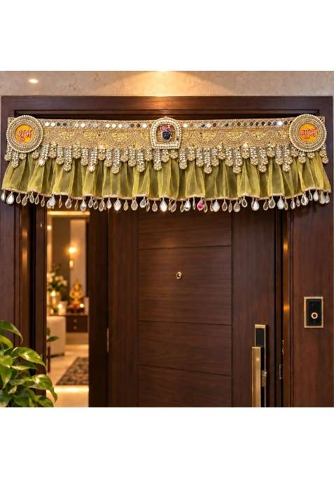 RR Crafts Shubh Labh Door Toran Decorative Banderwal for Main Door