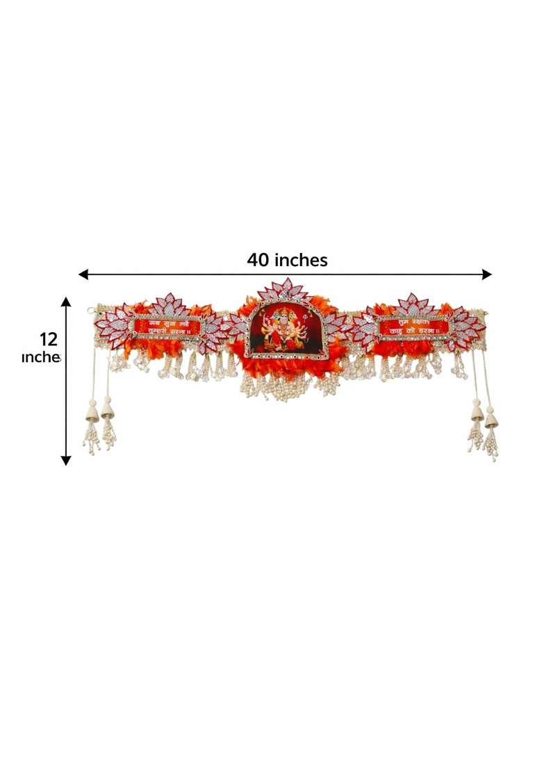 Dauji Enterprises Panchmukhi Hanuman Ji Toran Bandarwal for Main Door - Indya