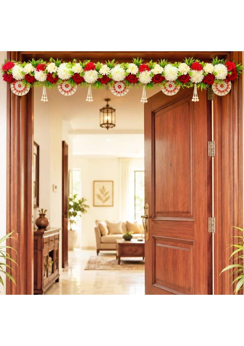 Adikala Multicolor Toran Bandhanwar for Door Entrance Temple Door - Indya