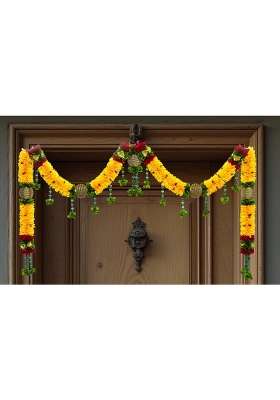 Daedal Crafters Thome Crystal Set Toran for Main Door Entrance