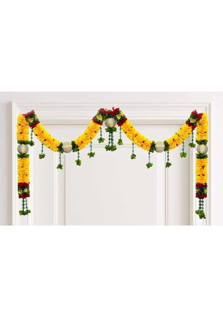 Daedal Crafters Thome Crystal Set Toran for Main Door Entrance - Indya
