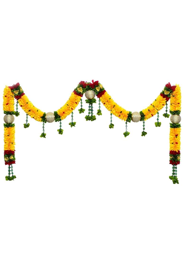 Daedal Crafters Thome Crystal Set Toran for Main Door Entrance - Indya