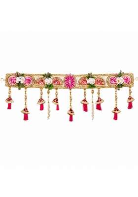 Kaameri Bazaar Multicolour Festive Toran for Main Door Decorative Bandhanwar Door Hanging with Artificial