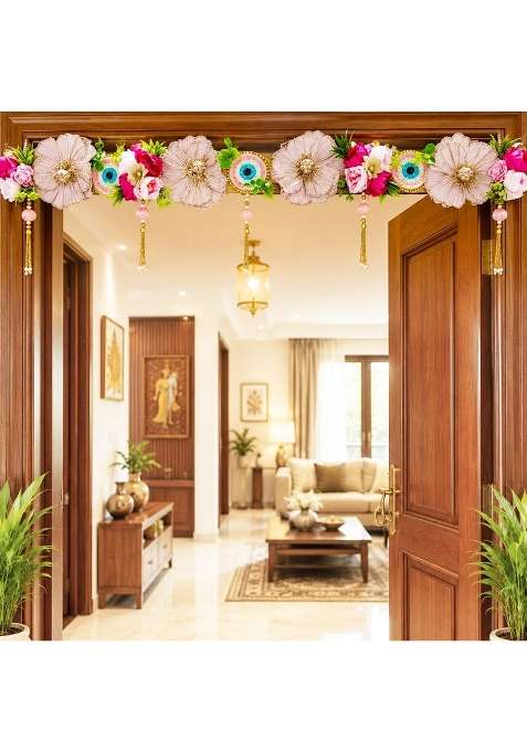 Adikala Multicolor Toran Bandhanwar for Door Entrance Temple Door