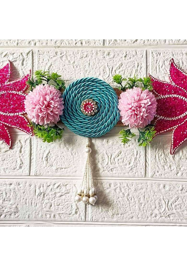 Craft Shop India Rani Evil Eye Lotus Toran Bandhanwar for Door Entrance and Temple - Indya