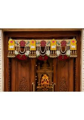 Varnee Toran for Main Door Entrance Traditional Handmade Door Hanging Garland for Decoration Bandhanwar