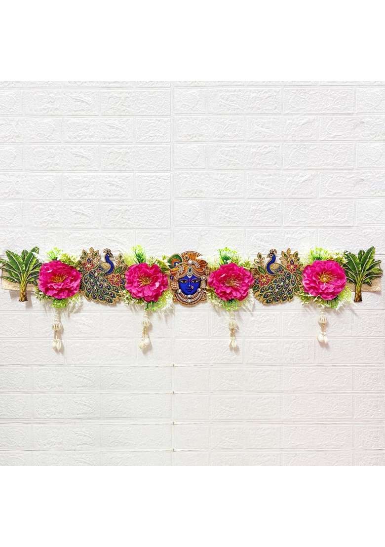 Adikala Multicolor Toran Bandhanwar for Door Entrance Temple Door - Indya
